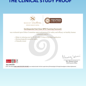 FAST CLEAR BPO FOAMING FACEWASH