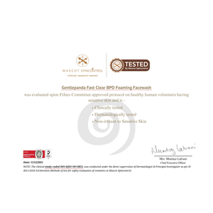 FAST CLEAR BPO FOAMING FACEWASH