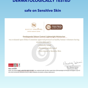 SEBUM CONTROL LIGHTWEIGHT MOISTURISER